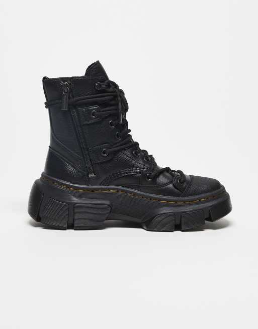 Dr Martens DMXL Lace 8 Eye boots in black | ASOS