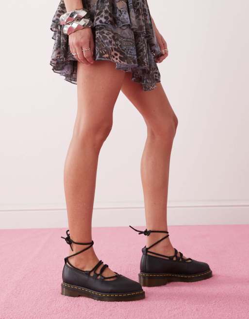 新品未使用 ELPHIE II Dr.Martens UK6 25cm Dr. Martens Womens Shoes Elphie II Casual Lace-Up Ballets