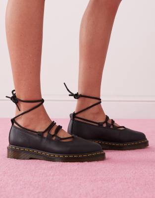 Dr. Martens - Elphie II - Sorte sko med snøre - view 1