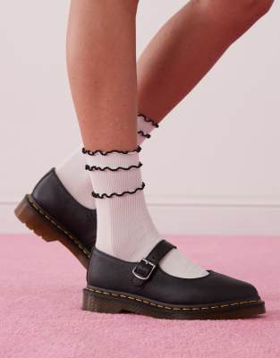 Dr Martens - Elphie - Mary-Jane-Schuhe in Schwarz