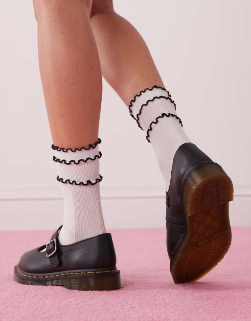Dr Martens Elphie mary jane shoes in black, 2 of 4