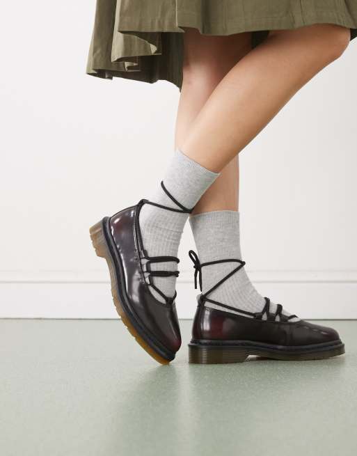 Dr Martens - Elphie - Scarpe stringate rosso ciliegia, 2 di 4