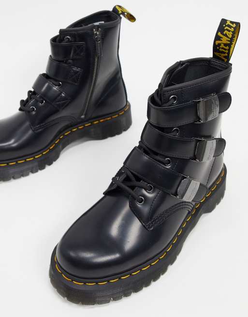 Dr martens outlet 3 buckle boots