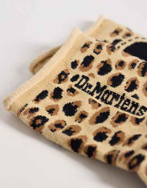 Dr Martens – Flerfärgade strumpor med hjärtan och leopardmönster, 2 av 3
