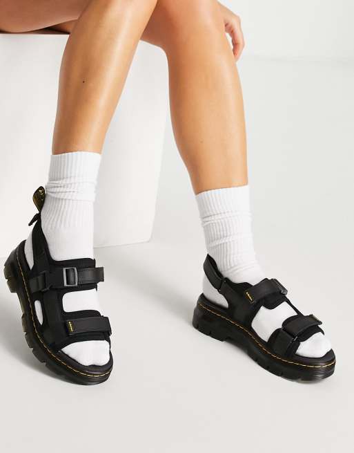 Dr Martens Forster sandals in black