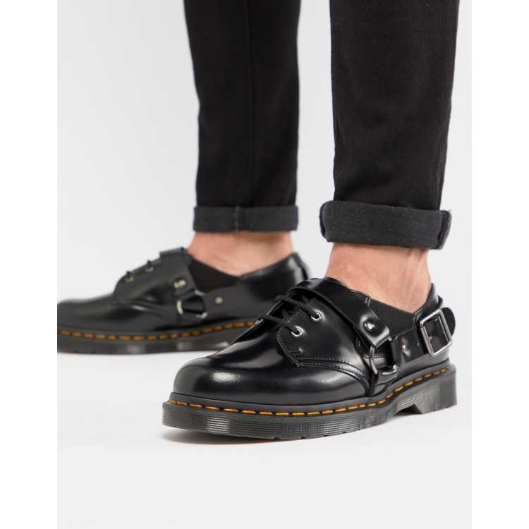 Dr Martens Fulmar 3 eye shoes in black | ASOS