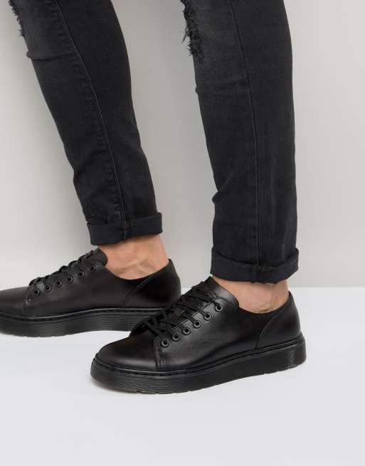 Dr Martens - Fusion - Baskets à 6 œillets - Soyeux noir