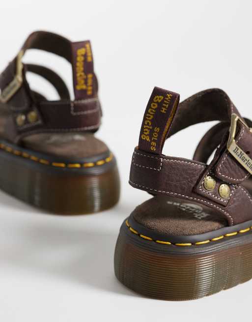 Dr Martens - Gryphon Quad - Brune sandaler , 3 af 4