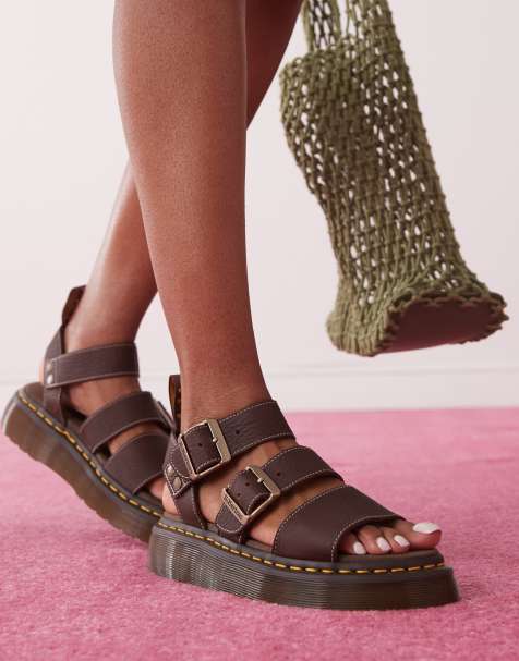 Dr. Martens – Gryphon Quad – Sandalen in Braun - view 1