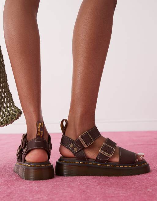 Dr. Martens - Gryphon Quad - Sandales - Marron 