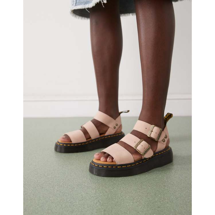 Dr. Martens Gryphon Quad Leather Flatform Sandal - Women's