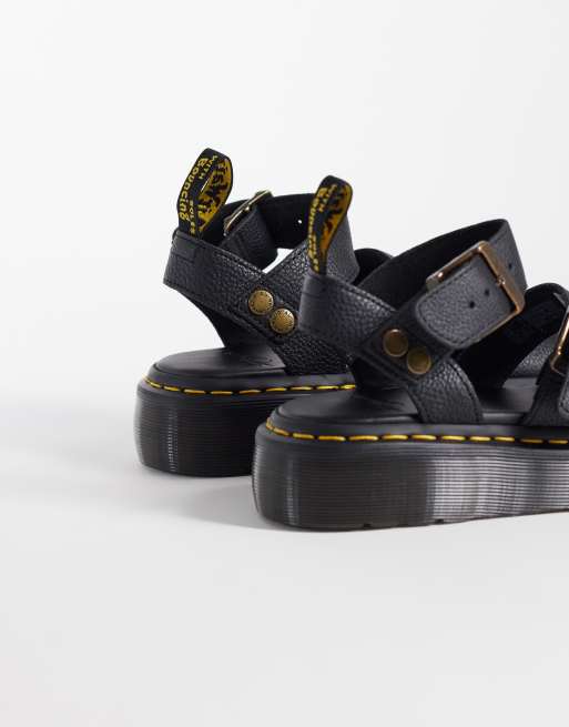 Dr Martens - Gryphon quad - Sorte sandaler, 4 af 4