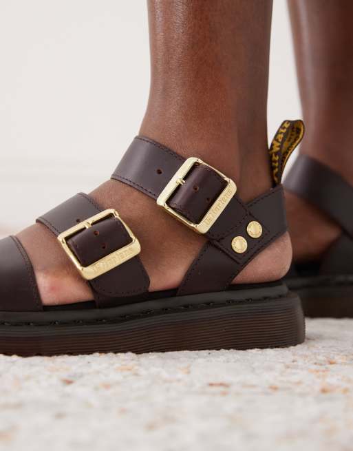 Dr Martens Gryphon sandals in dark brown | ASOS