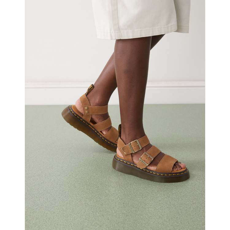 Dr Martens Gryphon sandals in savannah tan ASOS