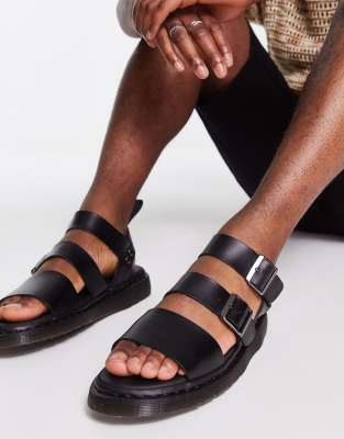  gryphon strap sandals black brando