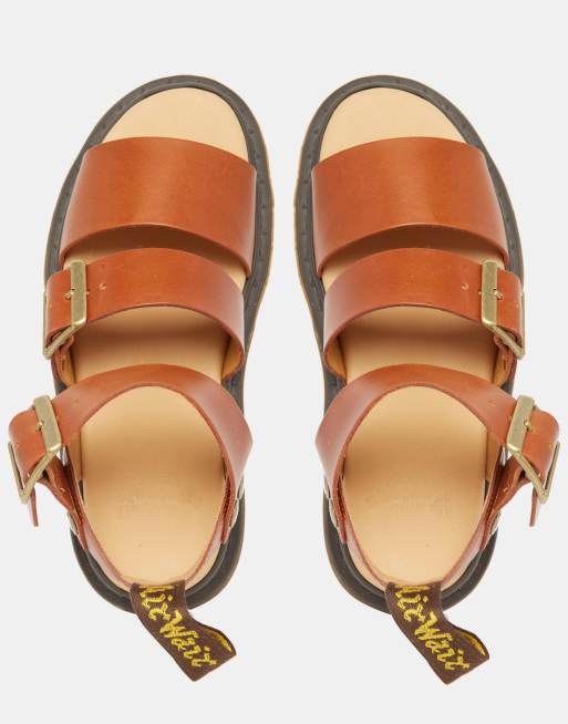 Dr marten 2025 gryphon sandals tan