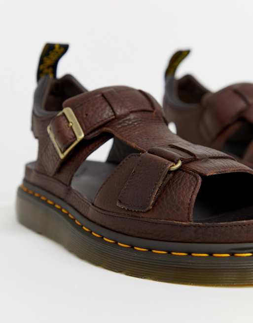 Doc martens hotsell brown sandals