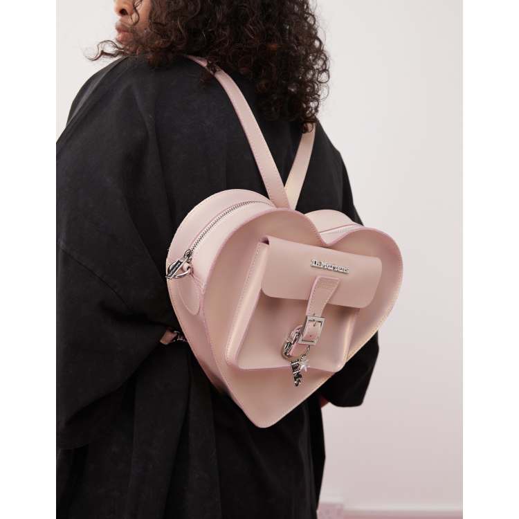 Dr Martens★LLIC SHIFT HEART BACKPACK★2WAY★POWDER PINK Shop Dm Accessories Heart Backpack in Pink