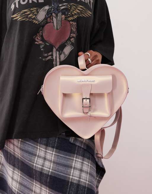Dr Martens Heart Backpack Backpack in pink/gold | ASOS