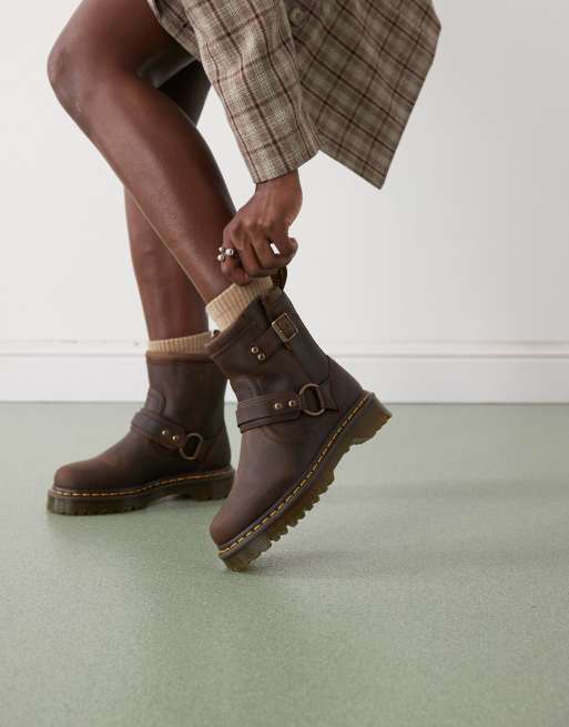 Dr Martens HRNS ankle boot in brown 