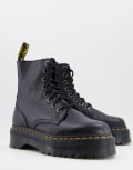 [Dr Martens] Dr Martens Jadon 8 Eye boots in black pisa 47 BLACK