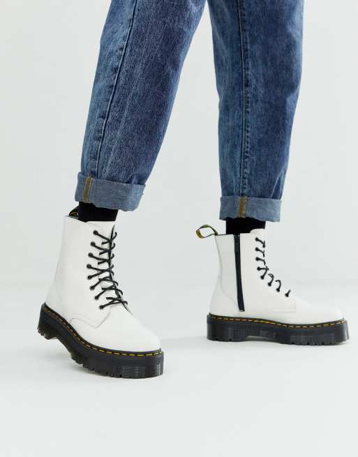 Dr martens bianche uomo online