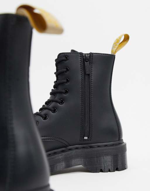 Dr Martens - Jadon - Anfibi vegan neri con plateau  , 2 di 4
