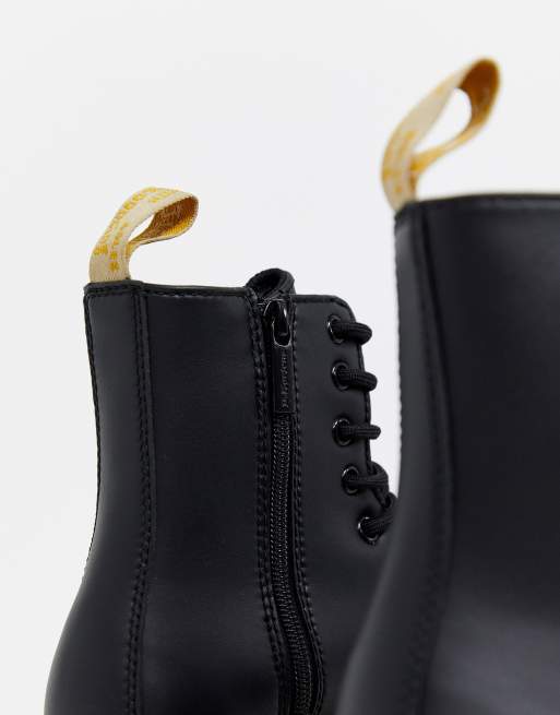 Dr Martens - Jadon - Anfibi vegan neri con suola spessa  , 3 di 4