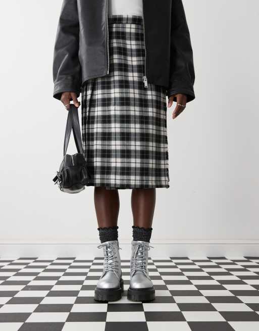 Dr. Martens Jadon boots in silver | ASOS