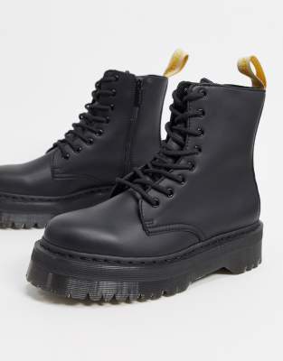 Dr Martens - Jadon - Bottines végétaliennes à plateformes - Noir