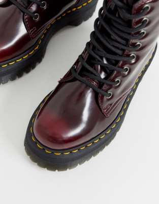 Dr martens jadon hot sale vegan cherry