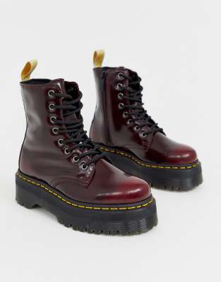 dr martens jadon cherry red