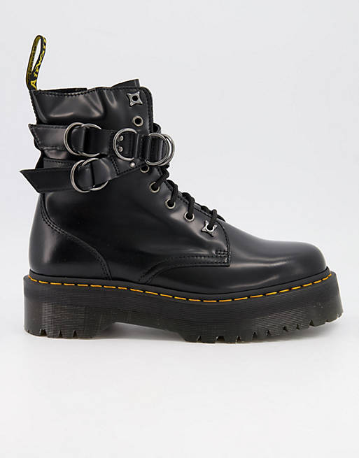 Dr Martens Jadon hardware boots in black | ASOS
