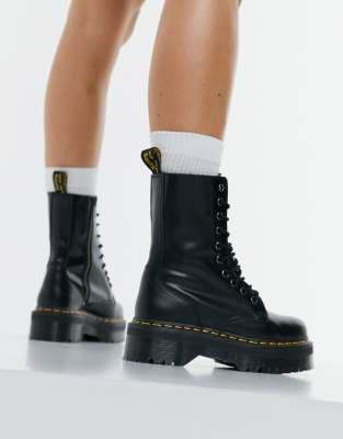 dr martens jadon hi smooth leather platform boots