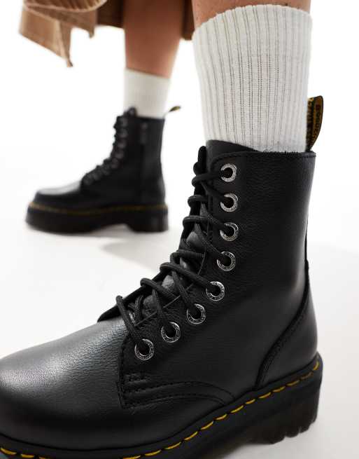 Dr Martens - Jadon III - Laarzen met 8 oogjes in zwart Pisa, 3 van 4
