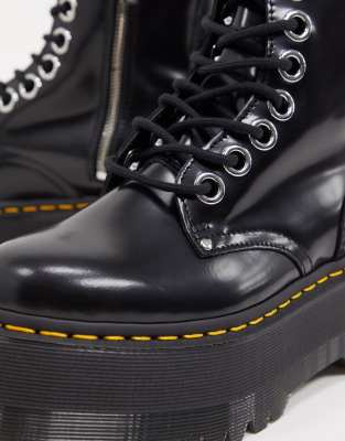Dr Martens - JADON MAX 8 UK3 22.5㎝ Womens Dr. Martens Jadon Max Platform Boot - Black | Journeys