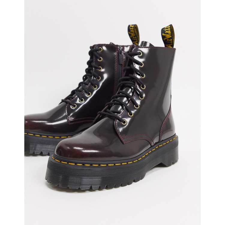 Dr martens jadon clearance red