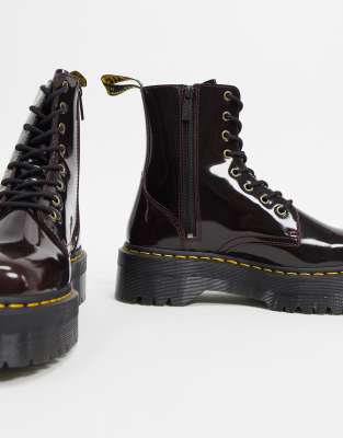 red platform doc martens