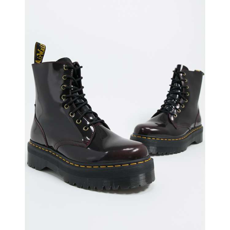 Dr Martens jadon red leather ASOS