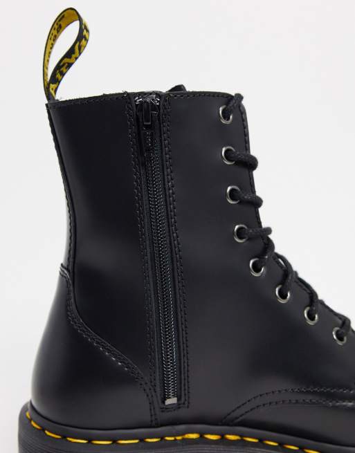 Dr. Martens Jadon Stiefel aus glattem Leder mit Plateausohle und 8 Osen ASOS