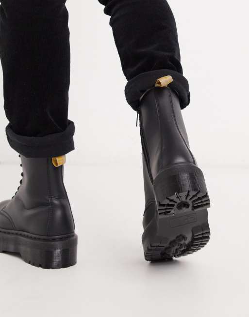 Dr Martens Jadon Vegane Stiefel in Schwarz mit Plateausohle