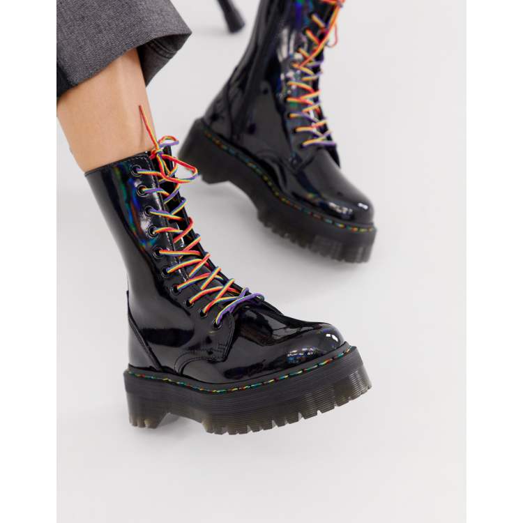 Dr martens cheap hi rainbow