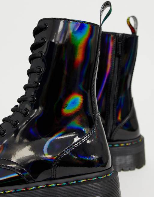 Doc martens jadon rainbow hot sale