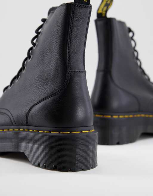 Dr Martens - Jandon - Laarzen met 8 oogjes in zwart, 2 van 4