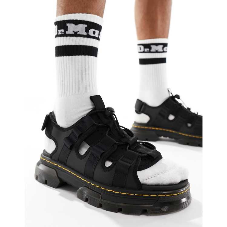 Dr Martens Jericho utility sandals in black | ASOS