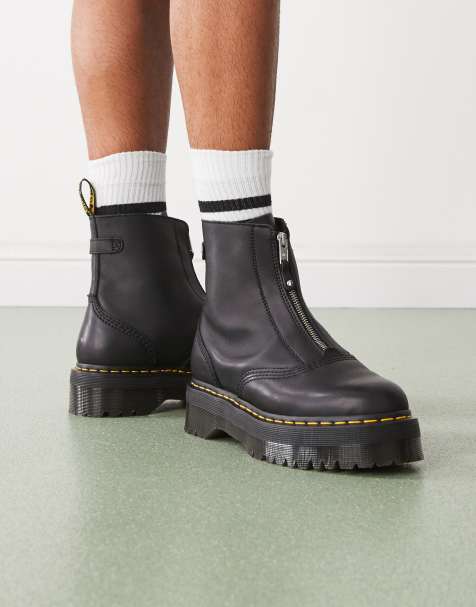 Dr Martens - Jetta - Bottes à fermeture éclair - Noir - view 1
