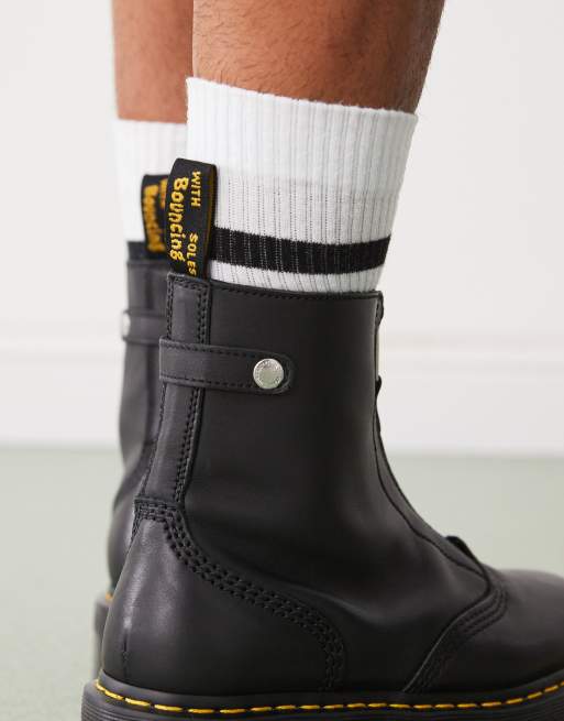 Dr. Martens - Jetta - Sorte støvler med lynlås, 3 af 4