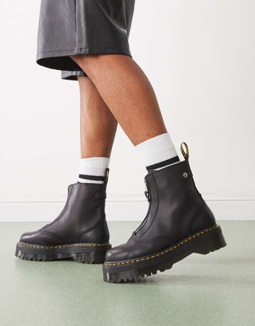 Dr. Martens – Jetta – Svarta boots med dragkedja, 4 av 4