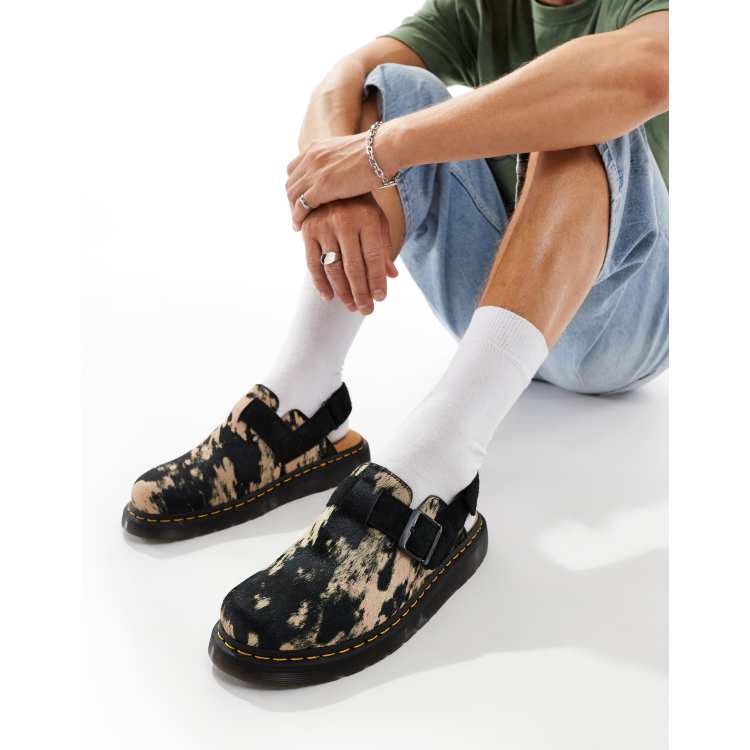 Dr. Martens – Jorge II – Beżowe zamszowe klapki | ASOS