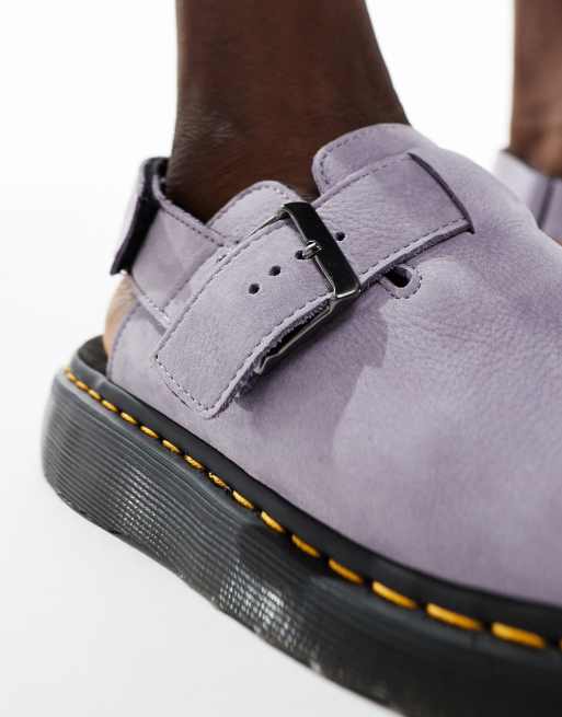 Dr Martens Jorge II mules in lilac suede | ASOS